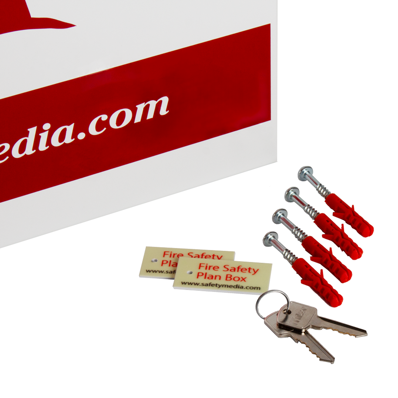 Regular Fire Safety Plan Box with a Peel Region CAM Lock