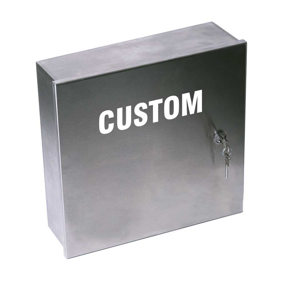 Customized Regular Sized Stainless Steel Box with Camlock