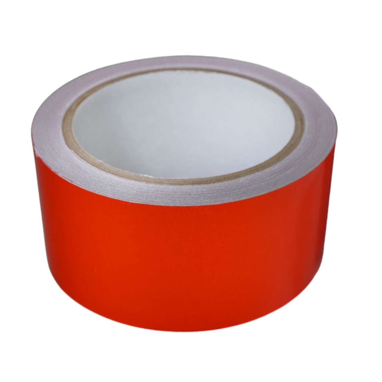 Smooth Top Reflective Tape - Red, 2" x 30' Roll Smooth Top Reflective Tape - Red, 2" x 30' Roll