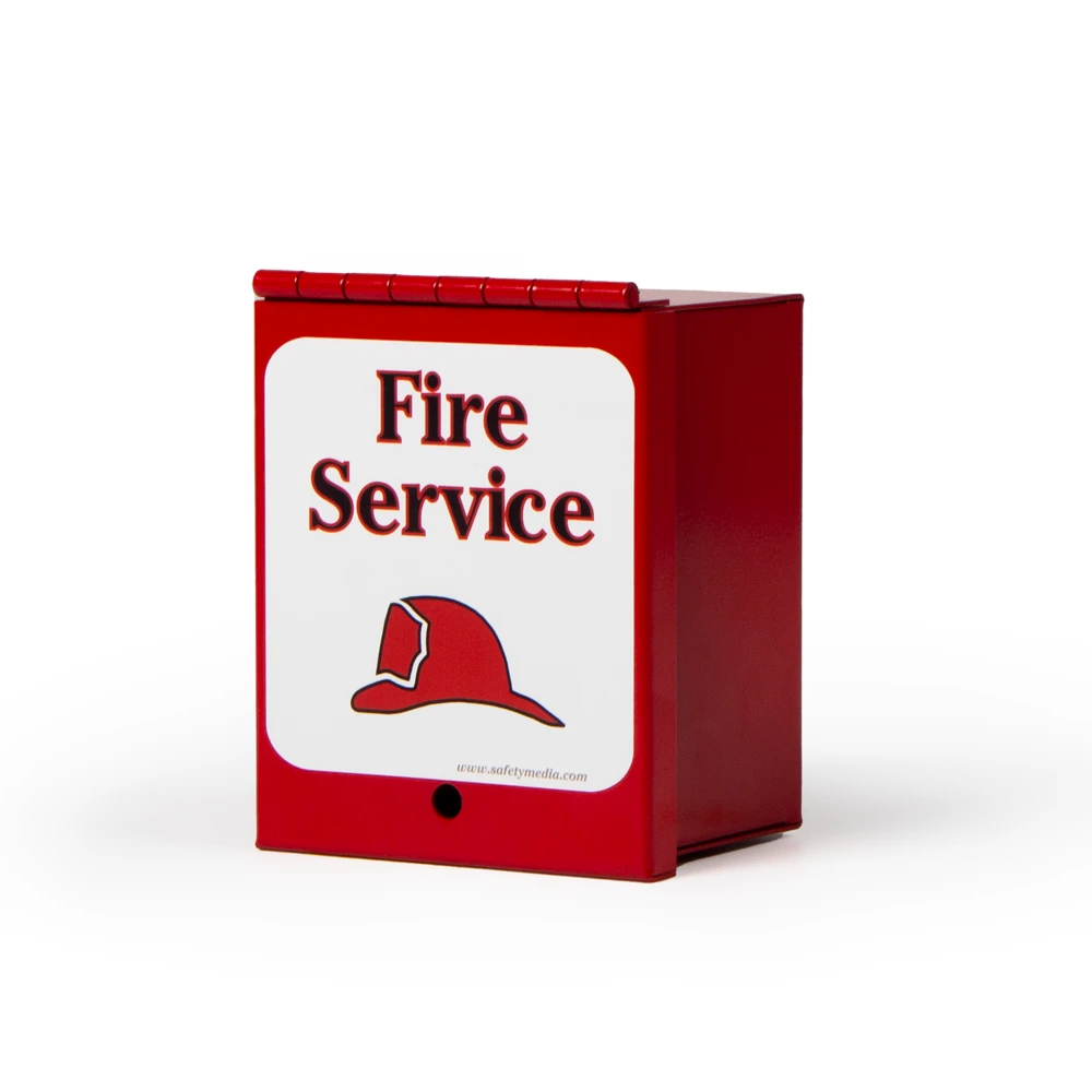 Fire Service Key Red Metal Box