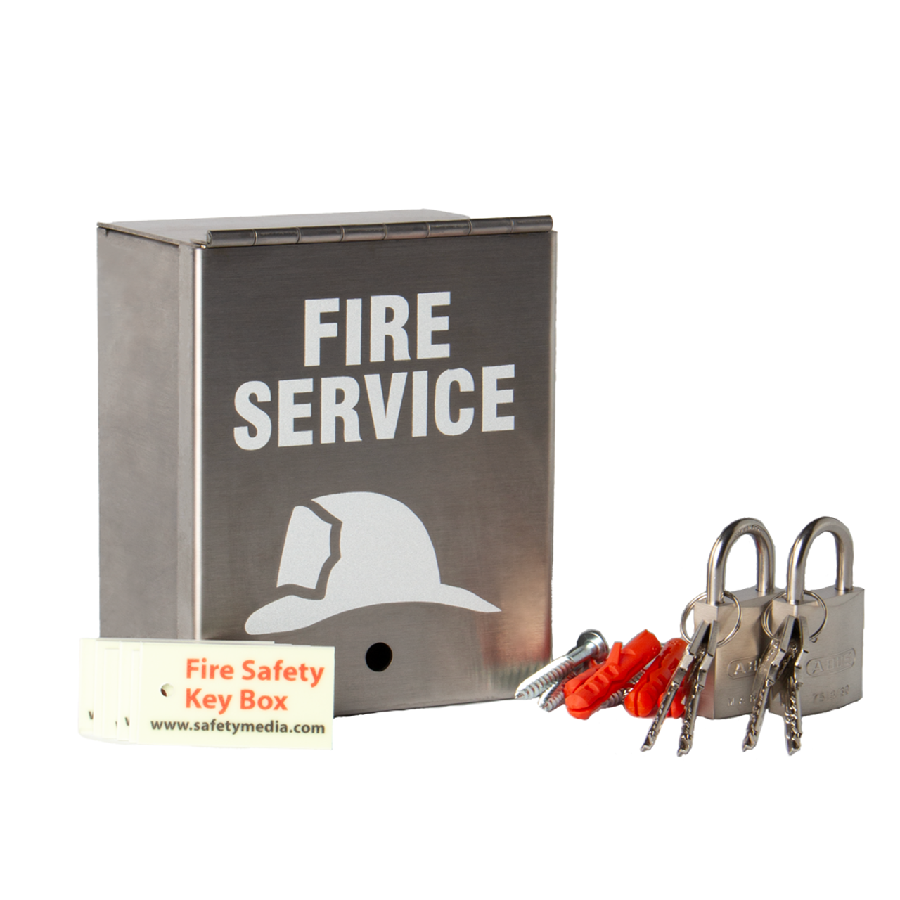 Fire Service Key Solid Stainless Steel Box