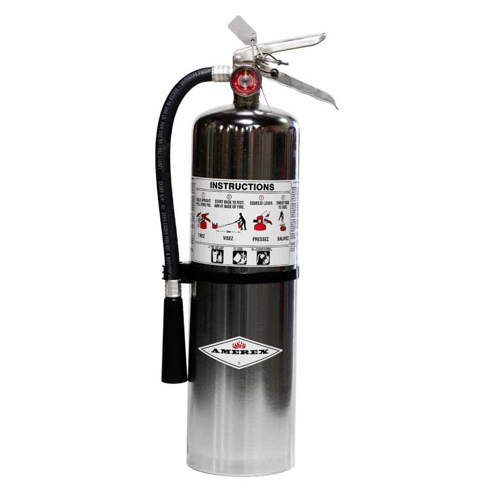 Chrome 6A 80BC 10lb Dry Chemical Fire Extinguisher (B456XC)