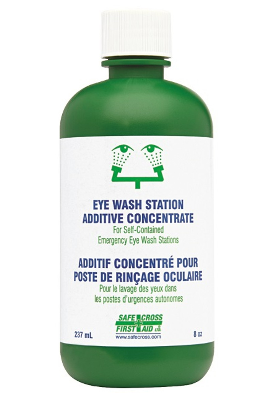 Eyewash bottle of water preservative