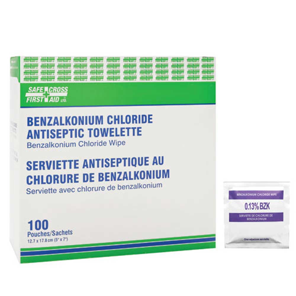 Benzalkonium Chloride Antiseptic Wipes