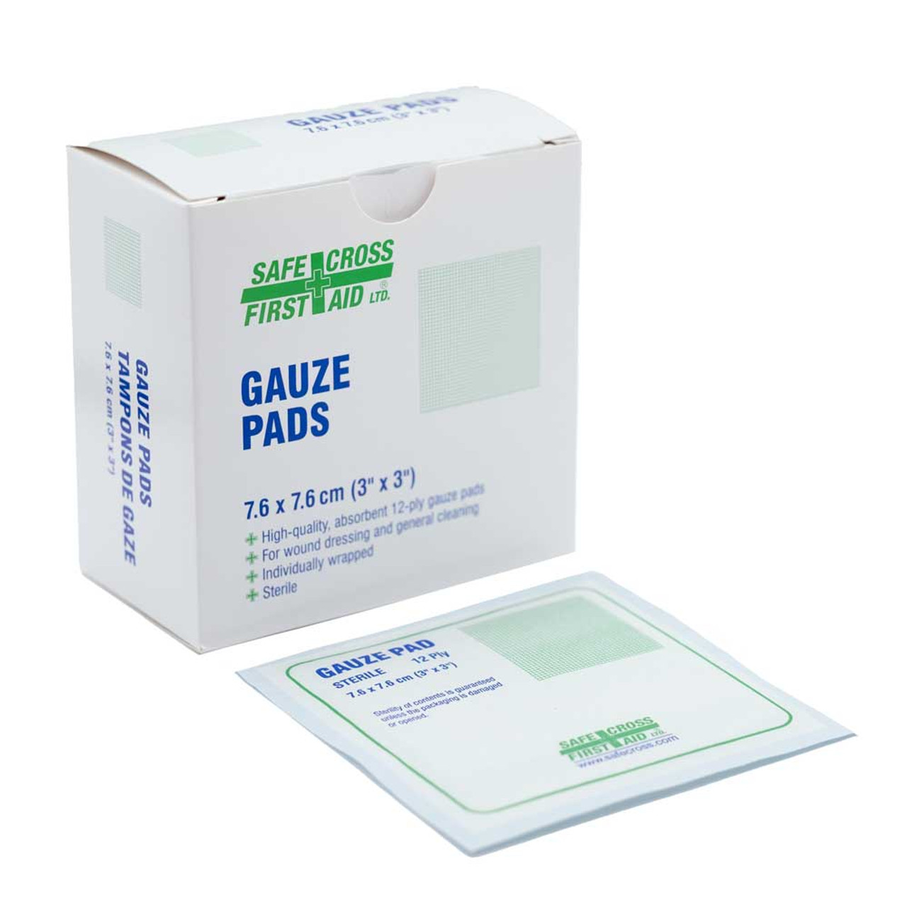 Gauze Bandage Pads 3" x 3" (25/Box)