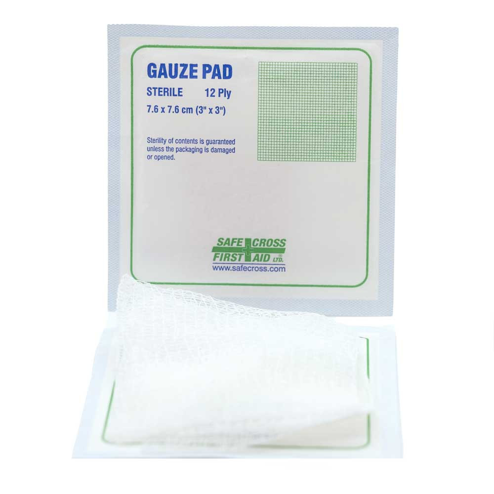 Gauze Bandage Pads 3" x 3" (25/Box)