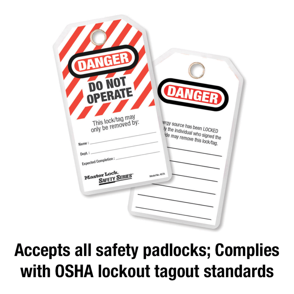 "DO NOT OPERATE" I.D. Lockout Tags