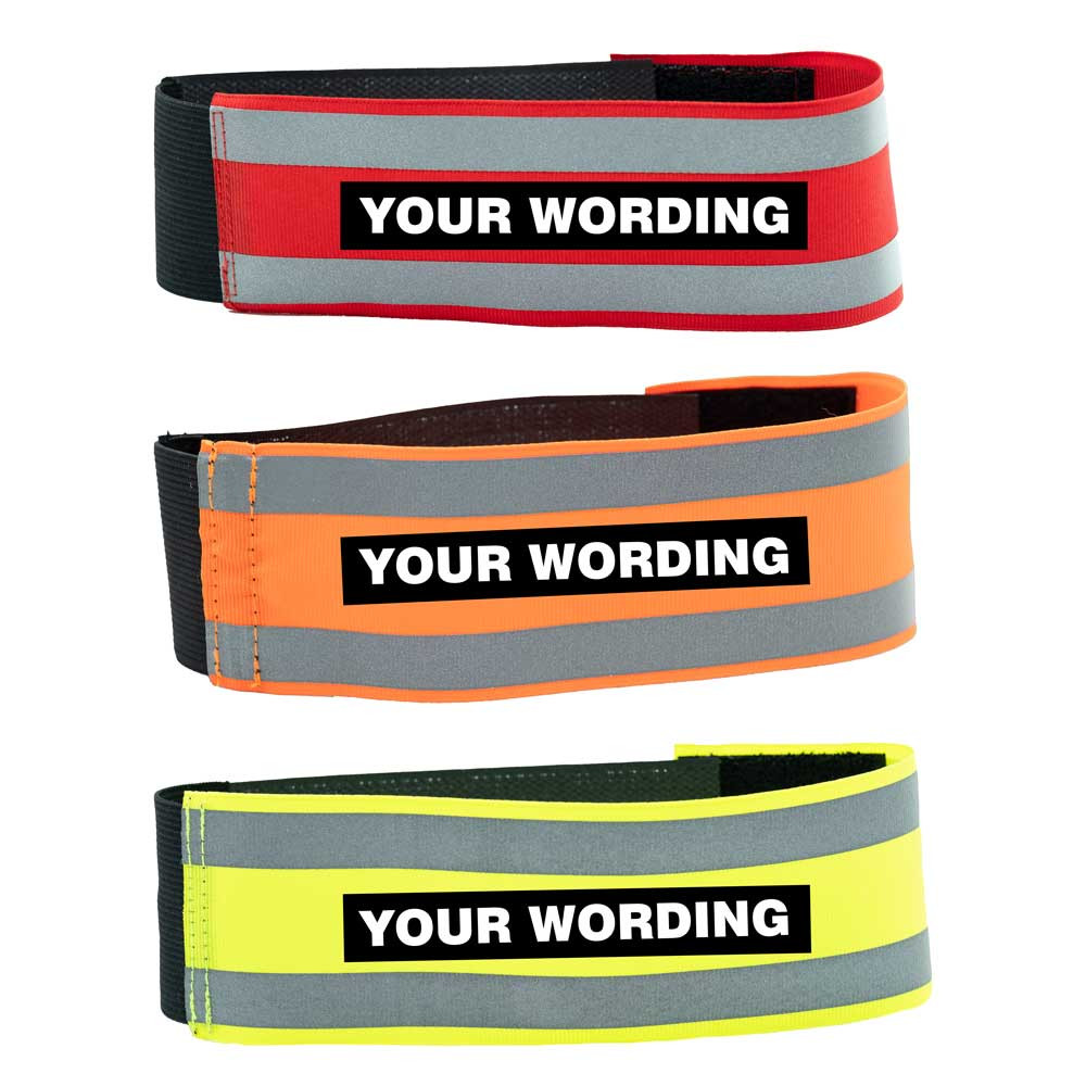 Custom Wording Armbands in lime