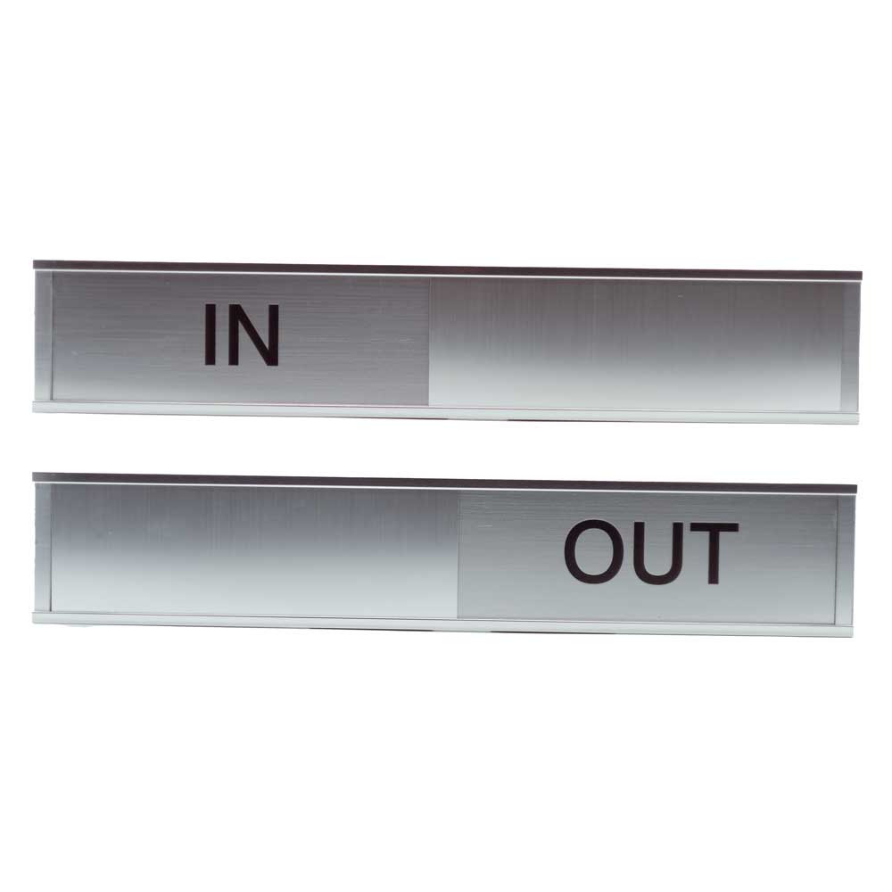 In / Out status slider indoor sign
