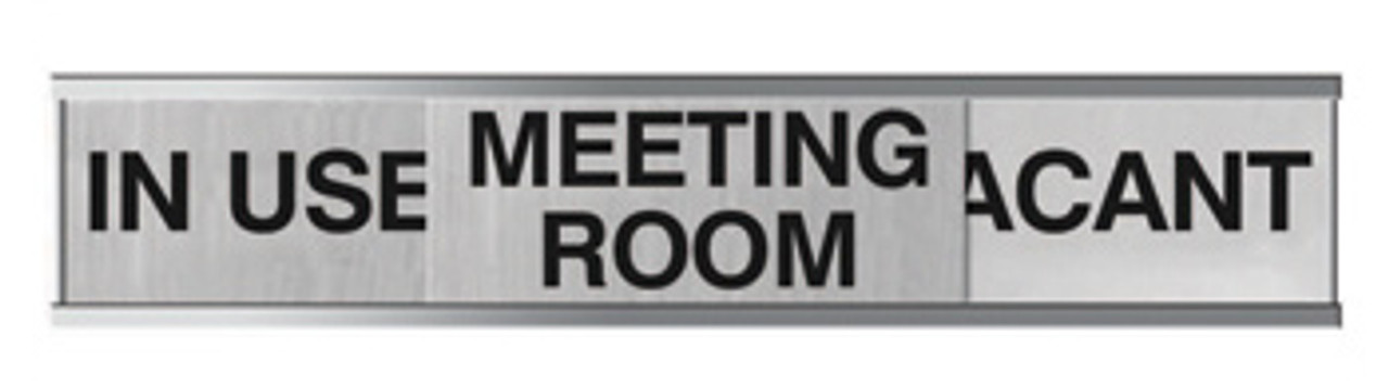 Meeting Room - In Use/Vacant Slider Sign