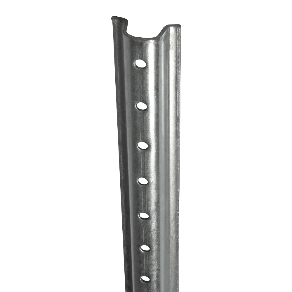 7 foot Light-Weigh U-Channel Steel Sign Post with pre-drilled holes