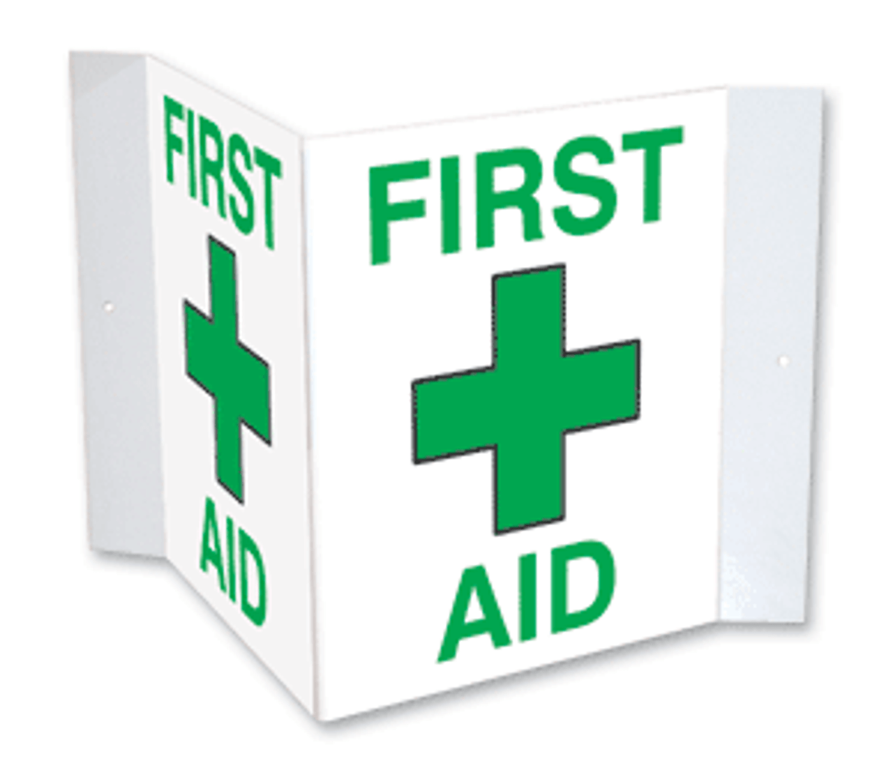 3D First Aid Plastic Sign