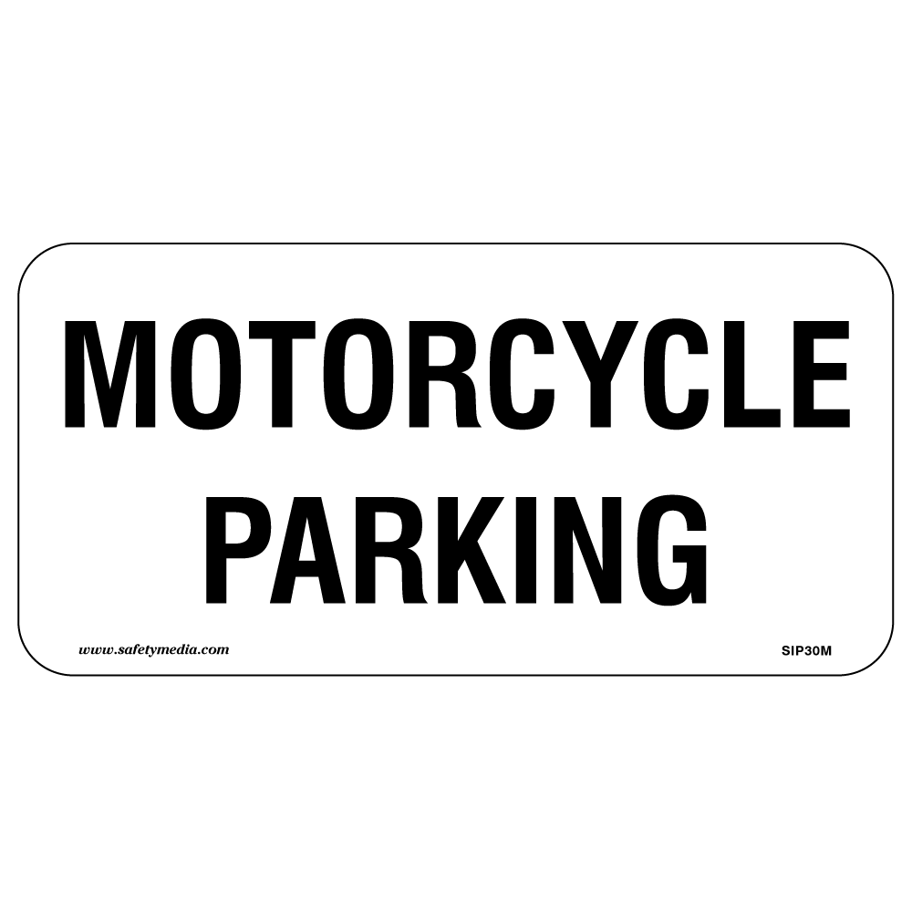 Motorcycle Parking Aluminum Sign