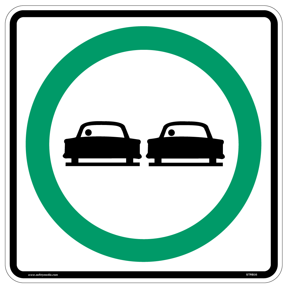 Regulatory Passing Permitted Sign RB-35