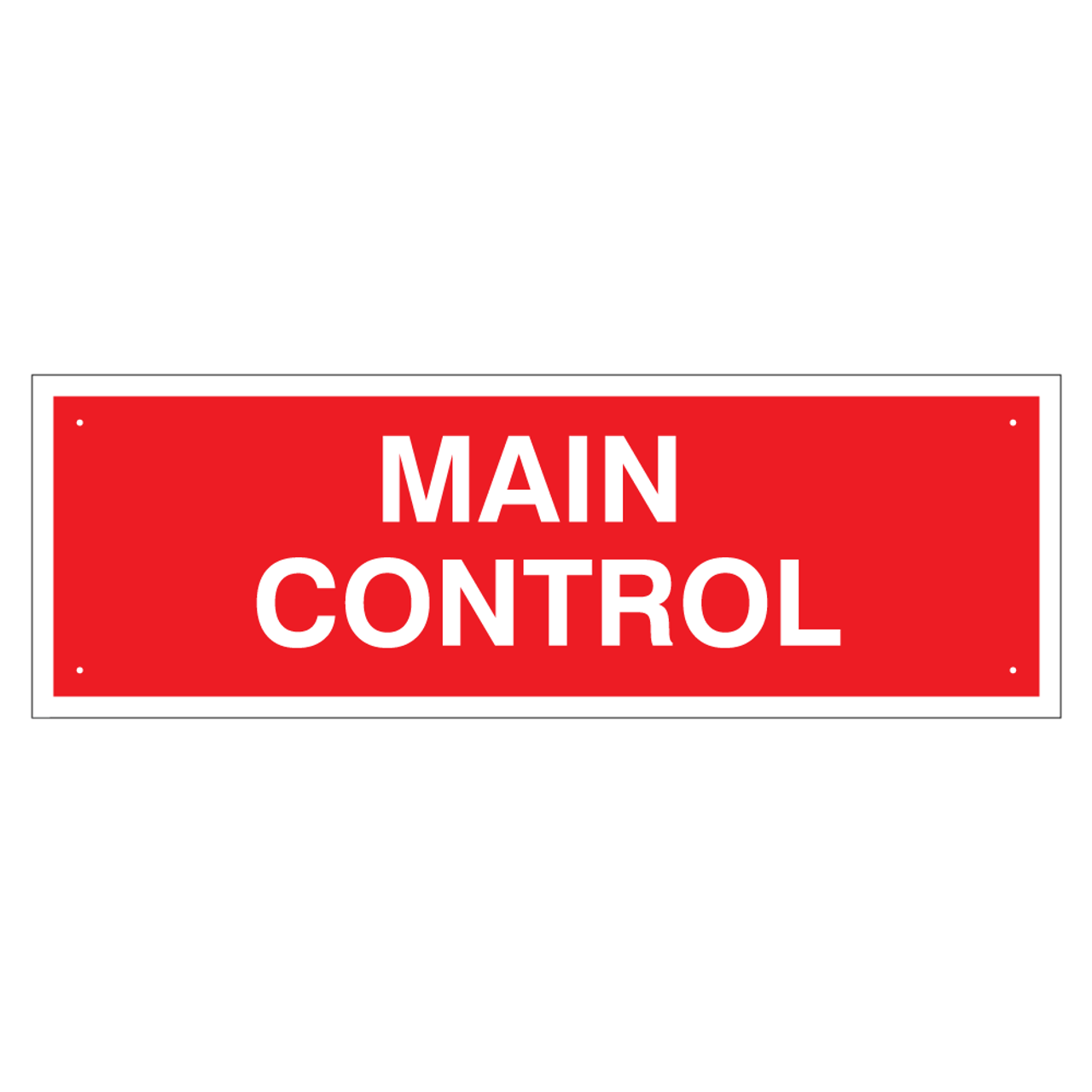 Main Control Sign