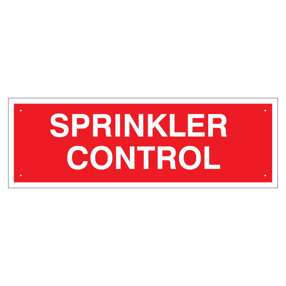 Sprinkler Control Sign