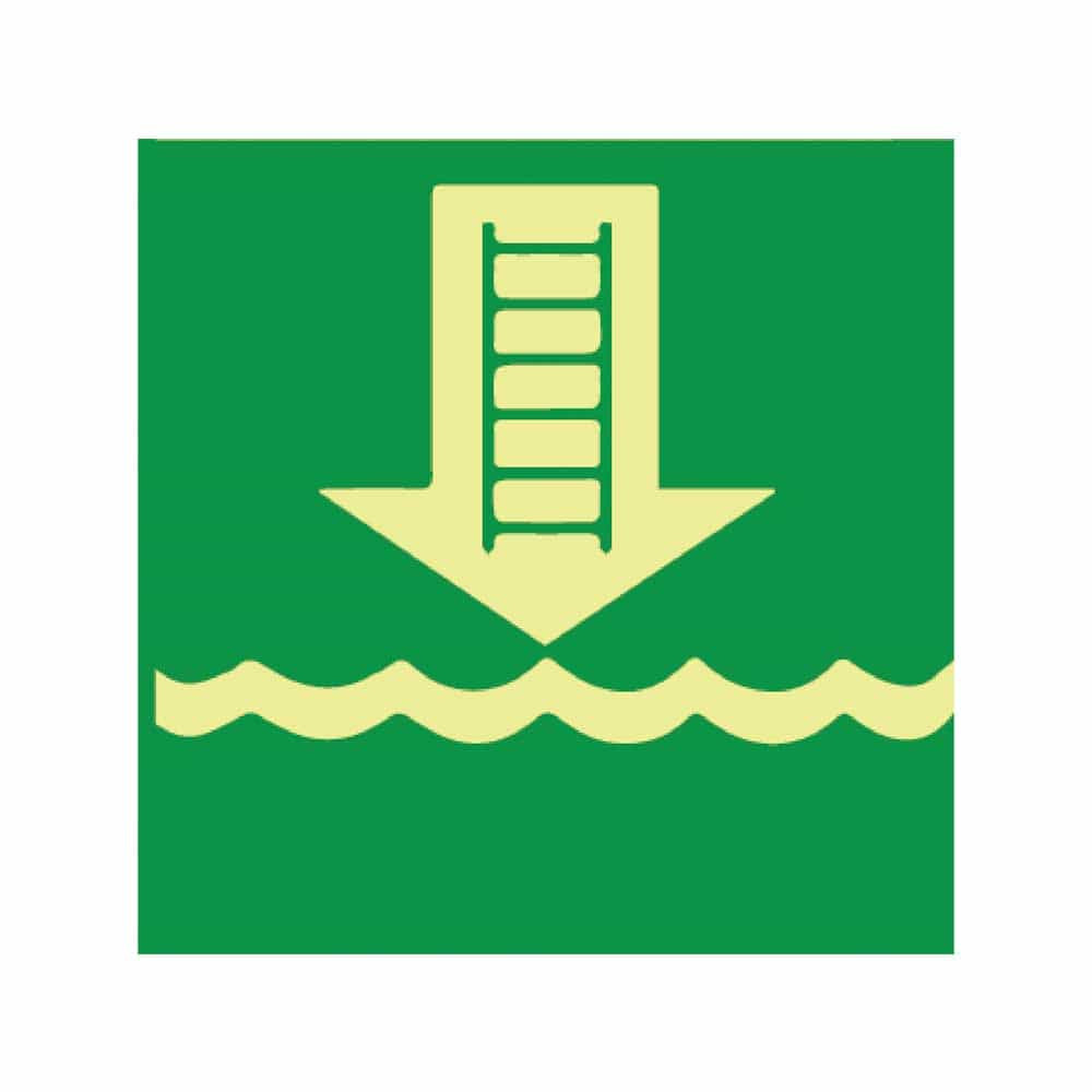 IMS Embarkation Ladder Or Alternative Approved Device Photoluminescent Sign