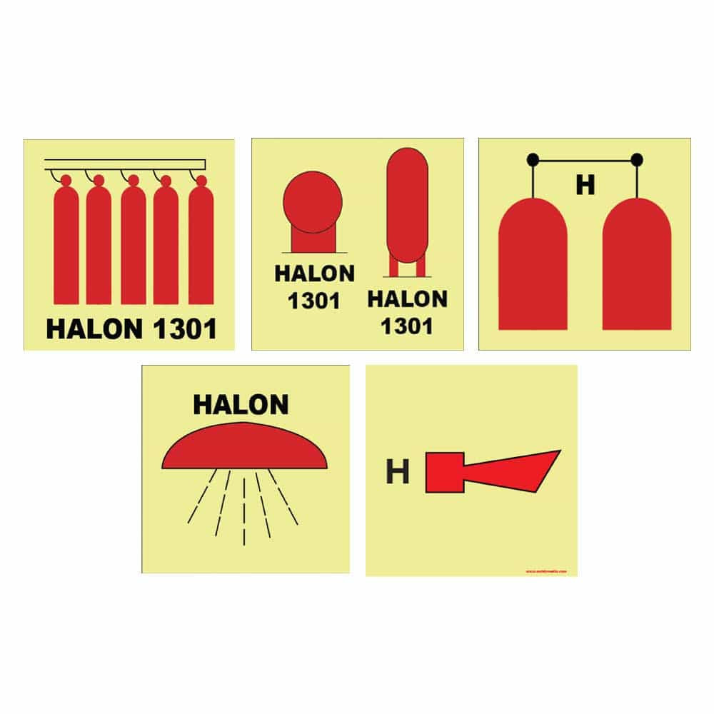IMS Halon Photoluminescent Sign