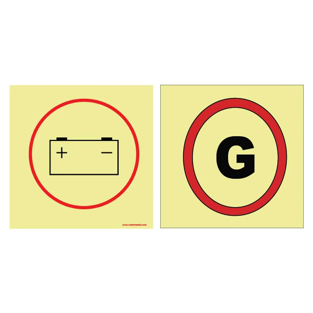 IMS Emergency Power Photoluminescent Sign