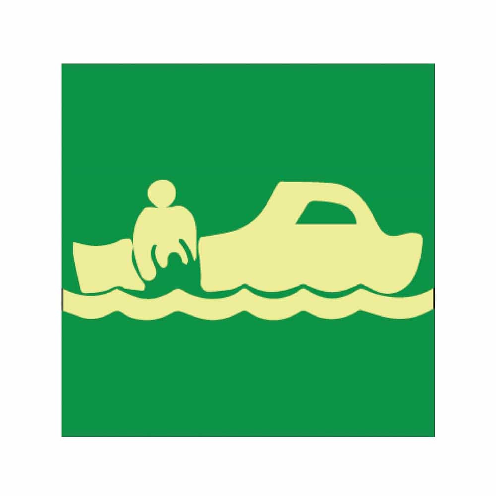 IMS Rescue Boat Photoluminenscent Sign