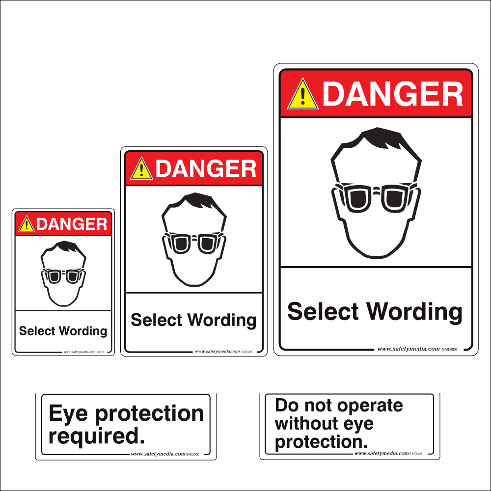 Eye Protection Danger Sign