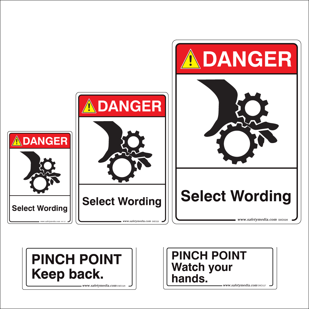 Pinch Point Danger Signs