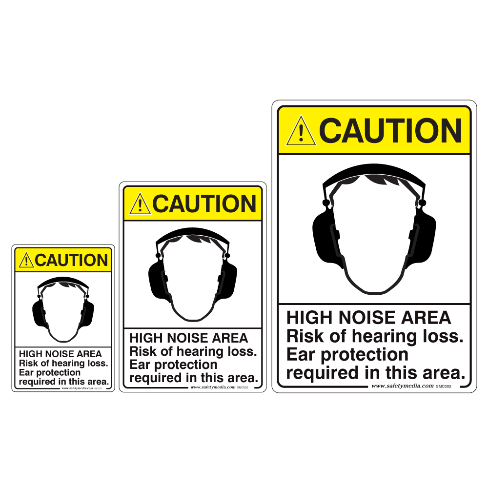 Noise Hazard Caution Sign