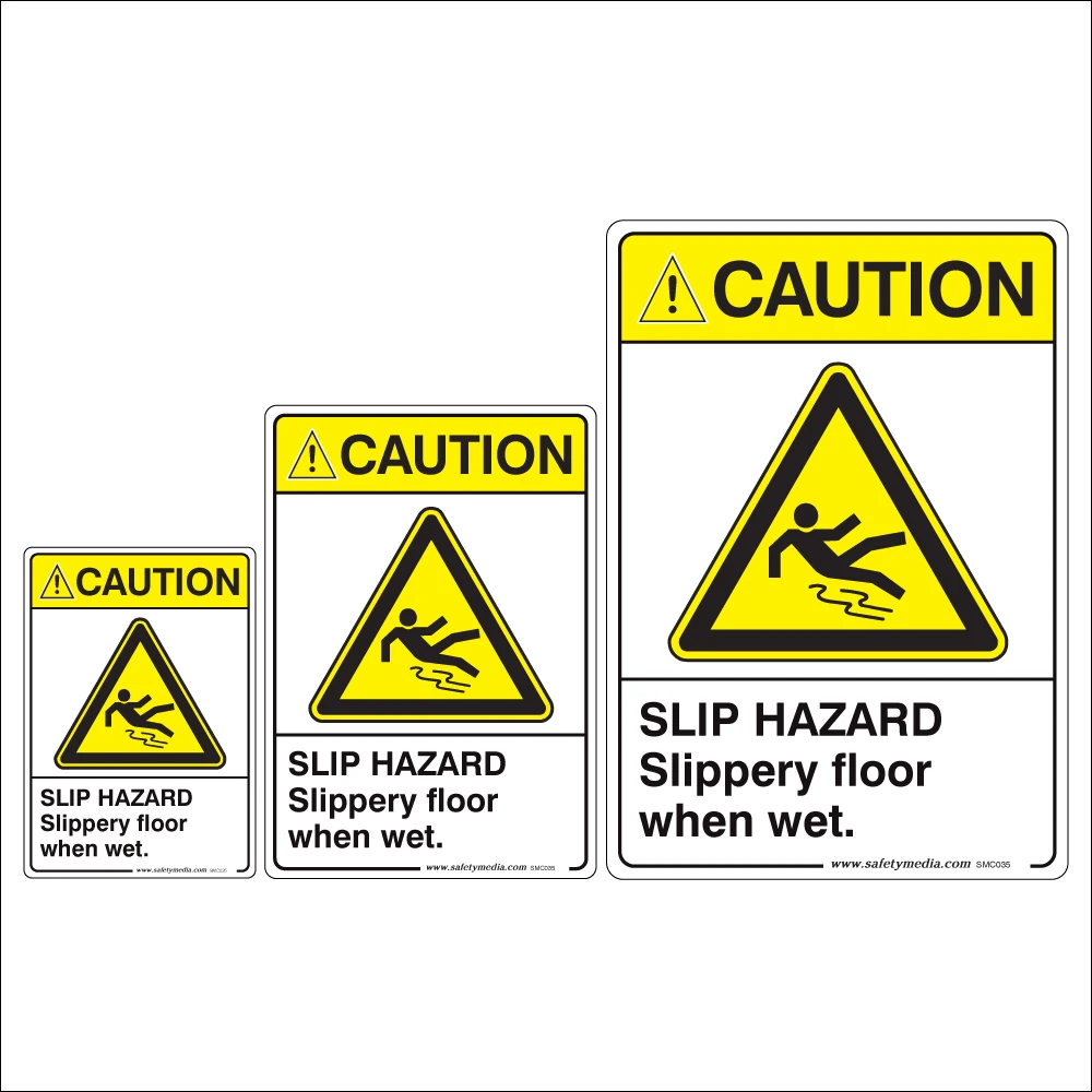 Slippery Floor Caution Sign