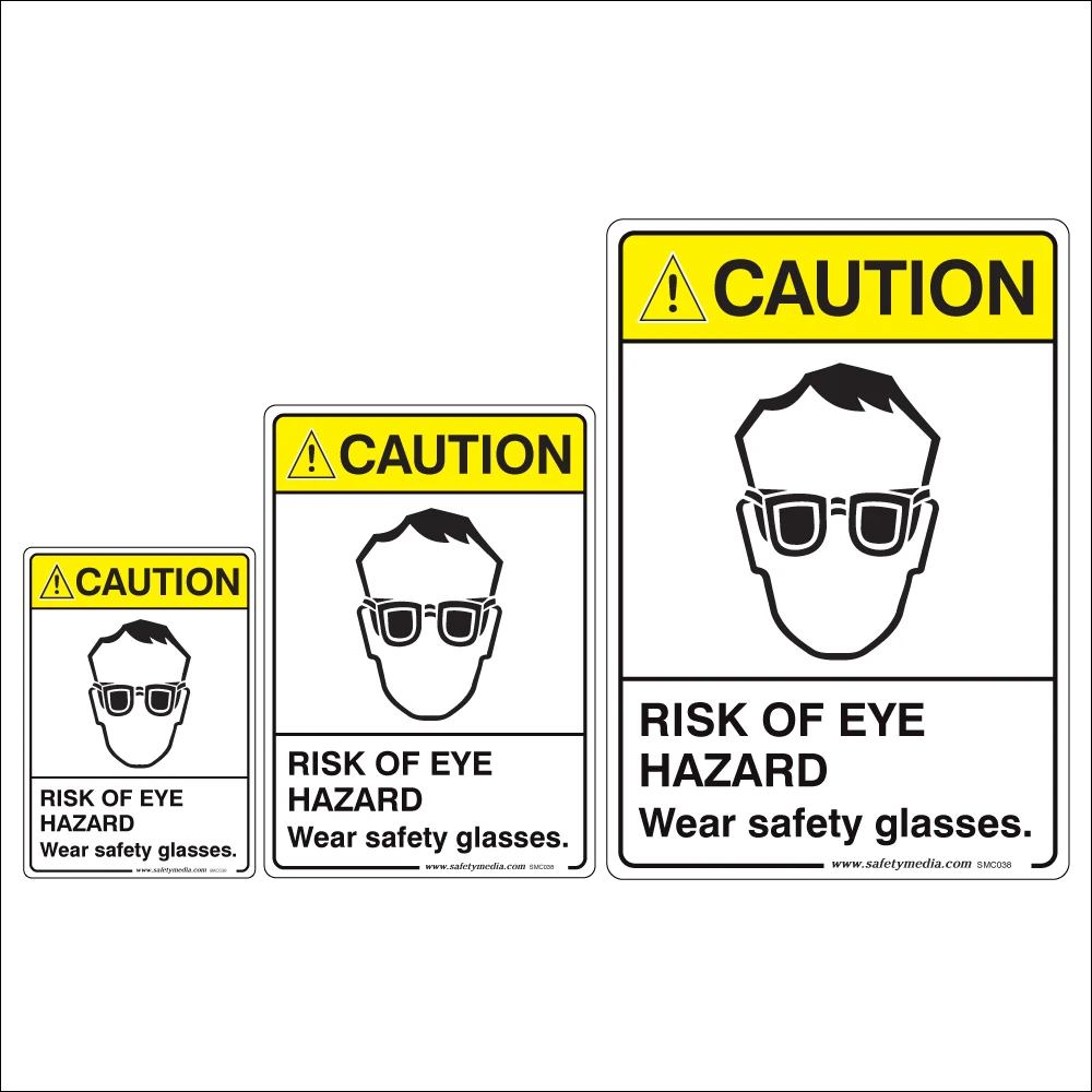 Eye Injury Caution Sign