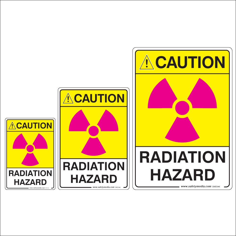 Radiation Hazard Caution Sign
