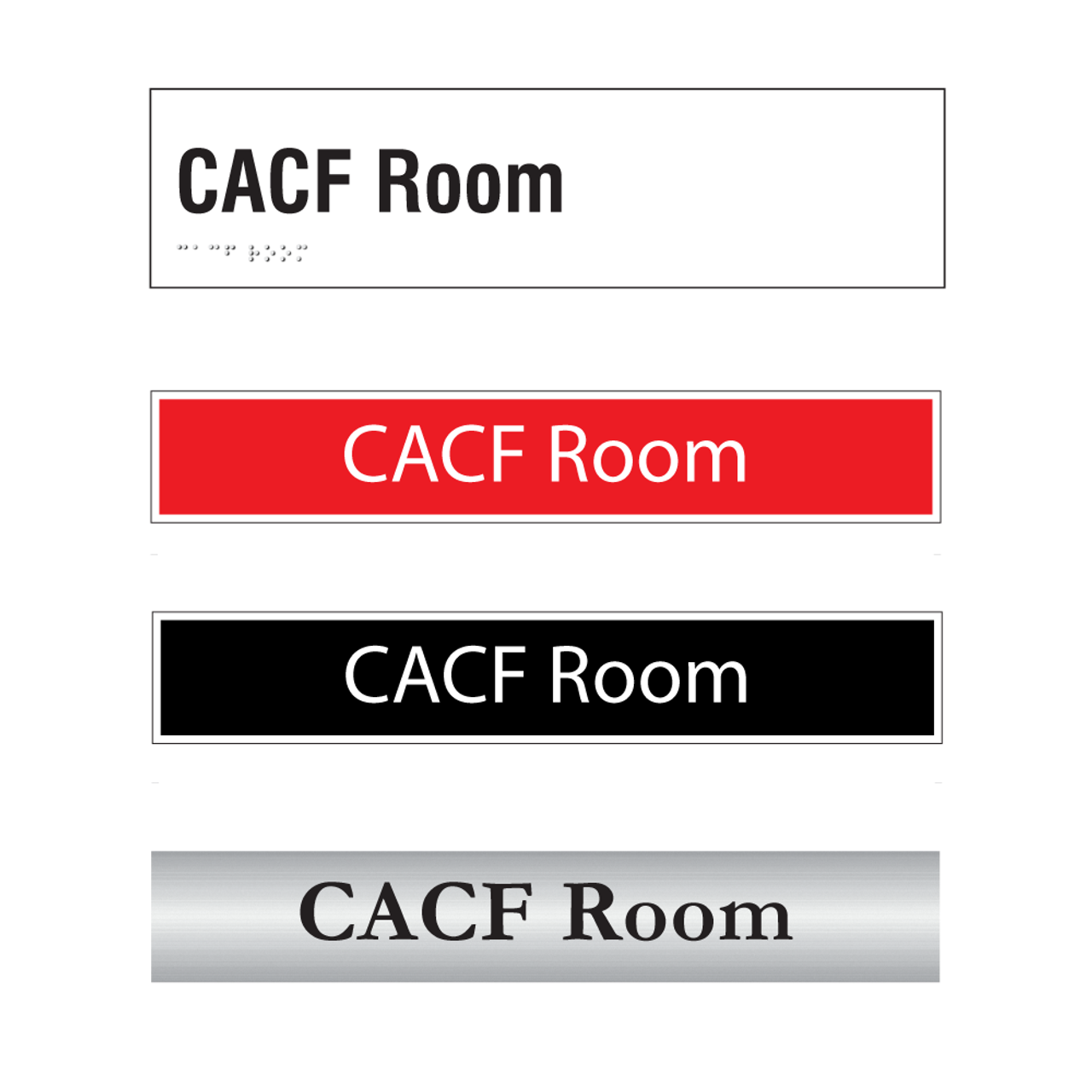 CACF Room Door Signs