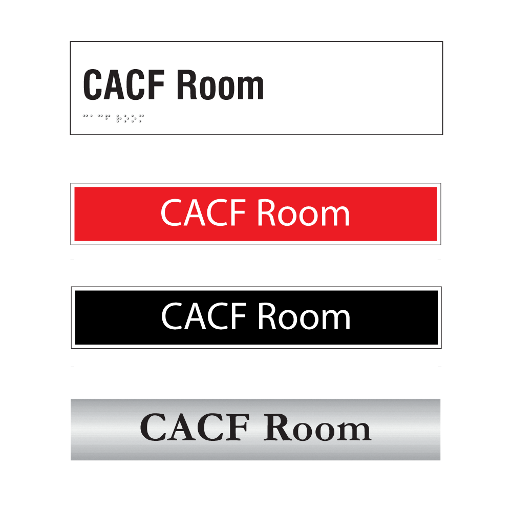 CACF Room Door Signs