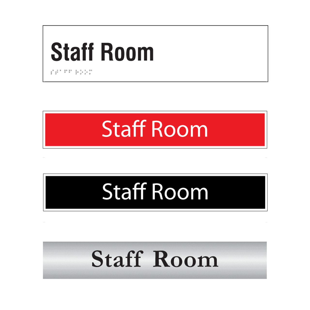 Staff Room Door Signs