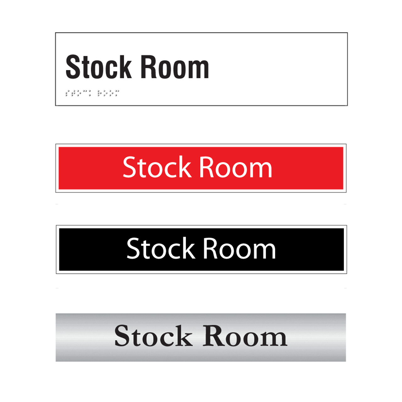 Stock Room Door Signs Stock Room Door Signs