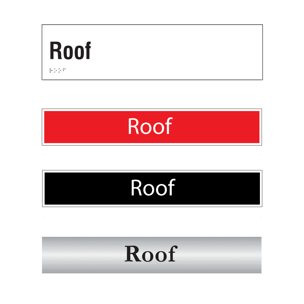 Roof Door Sign Series