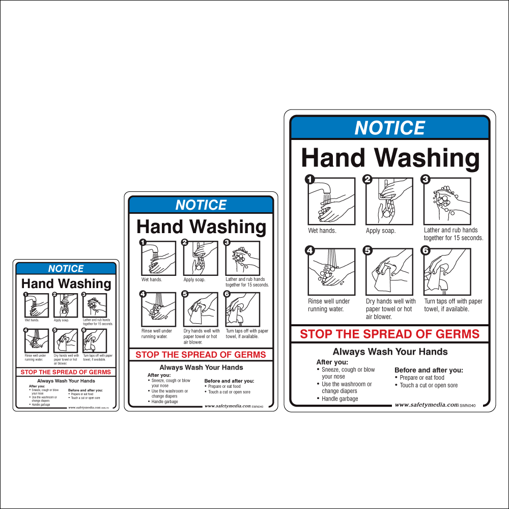 Hand Washing Important Sign