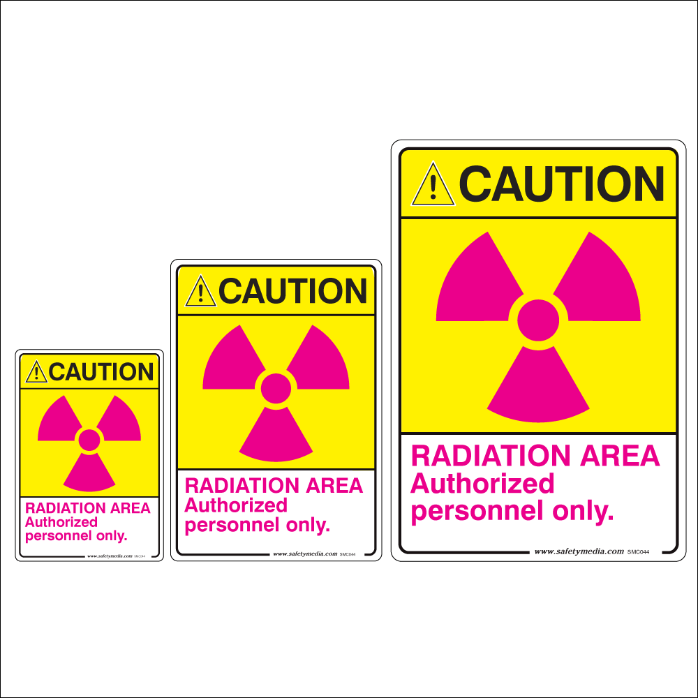 Radiation Area Caution Sign