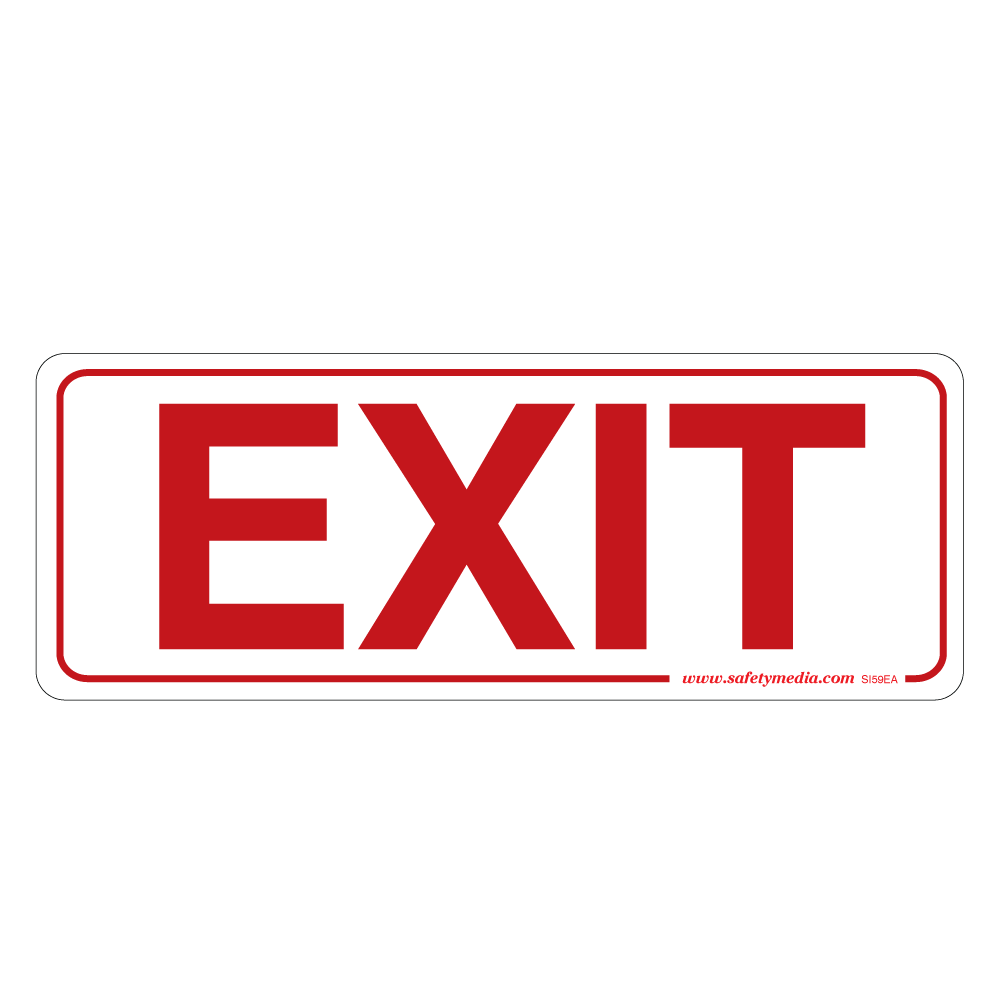 Exit Signs - Photolum, Plastic, and Sticker