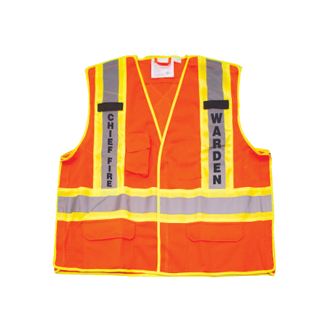 Reflective & Hi-Vis Chief Fire Warden Premium CSA Vests