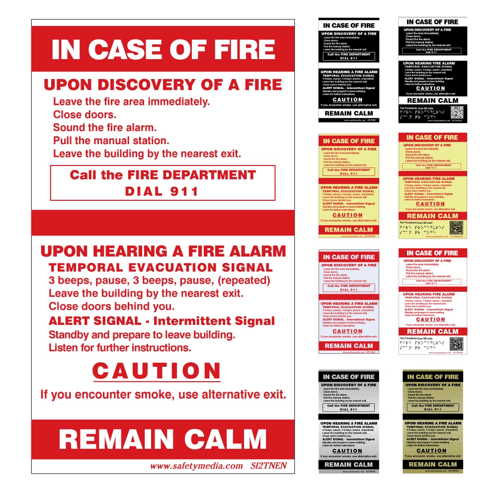 In Case of Fire Sign