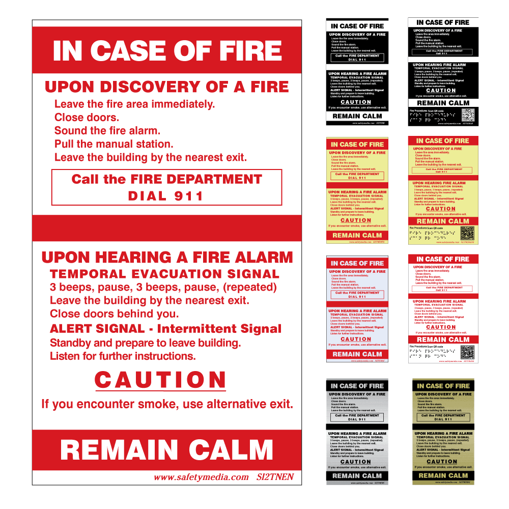 In Case of Fire Sign