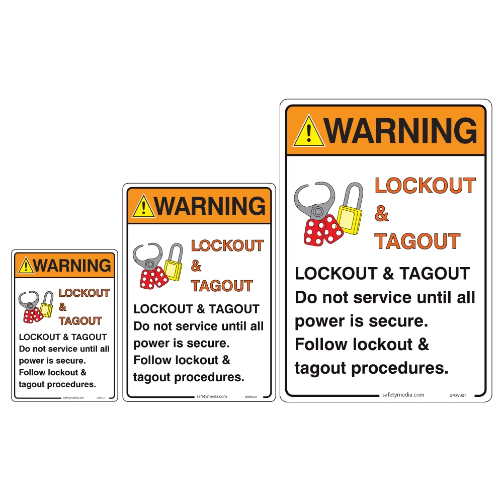 Lockout and Tagout Warning Signs