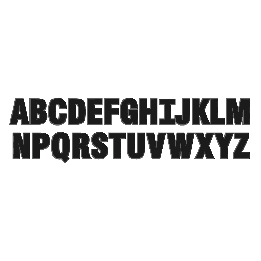 Individual Tactile Letters