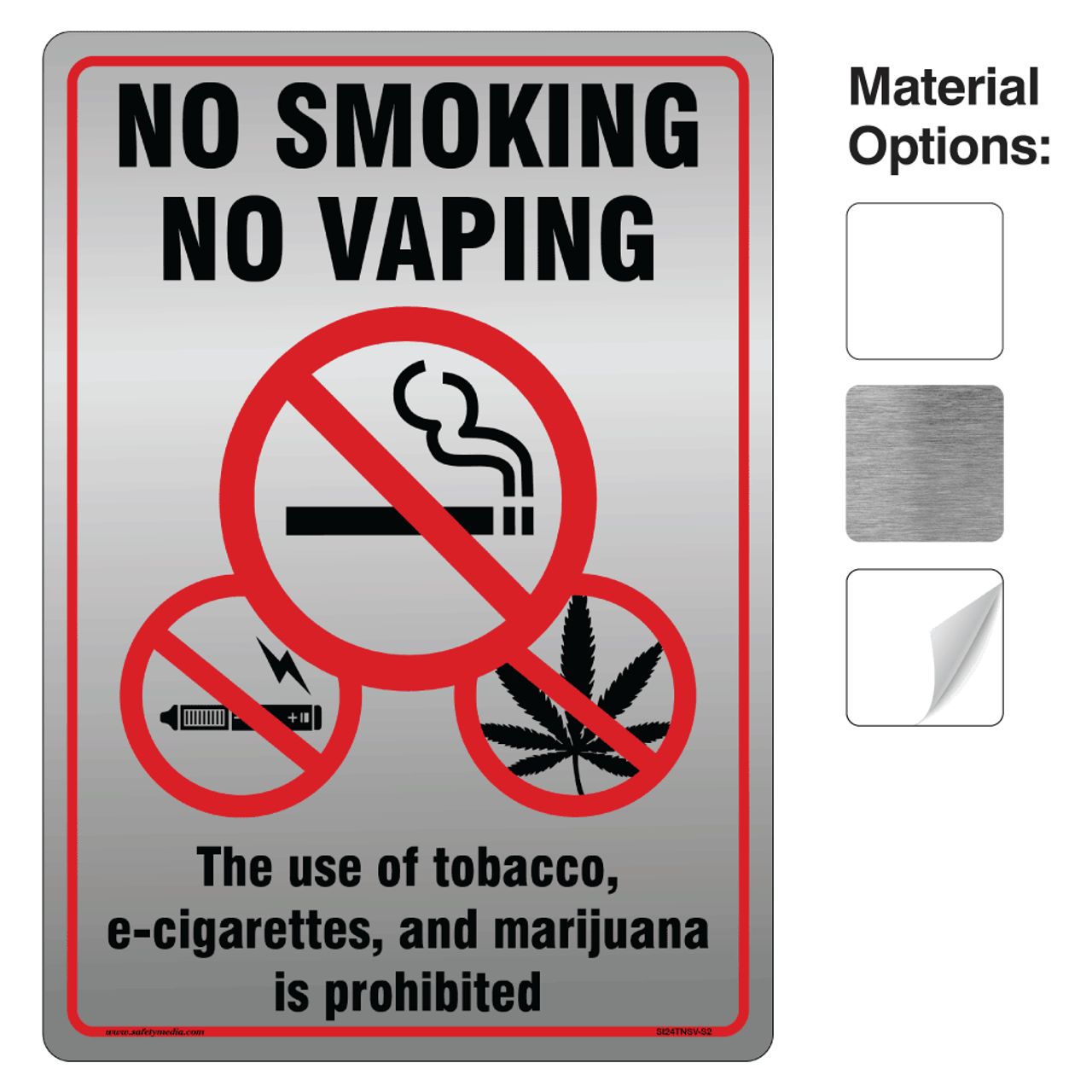 No Smoking, No Vaping Signs