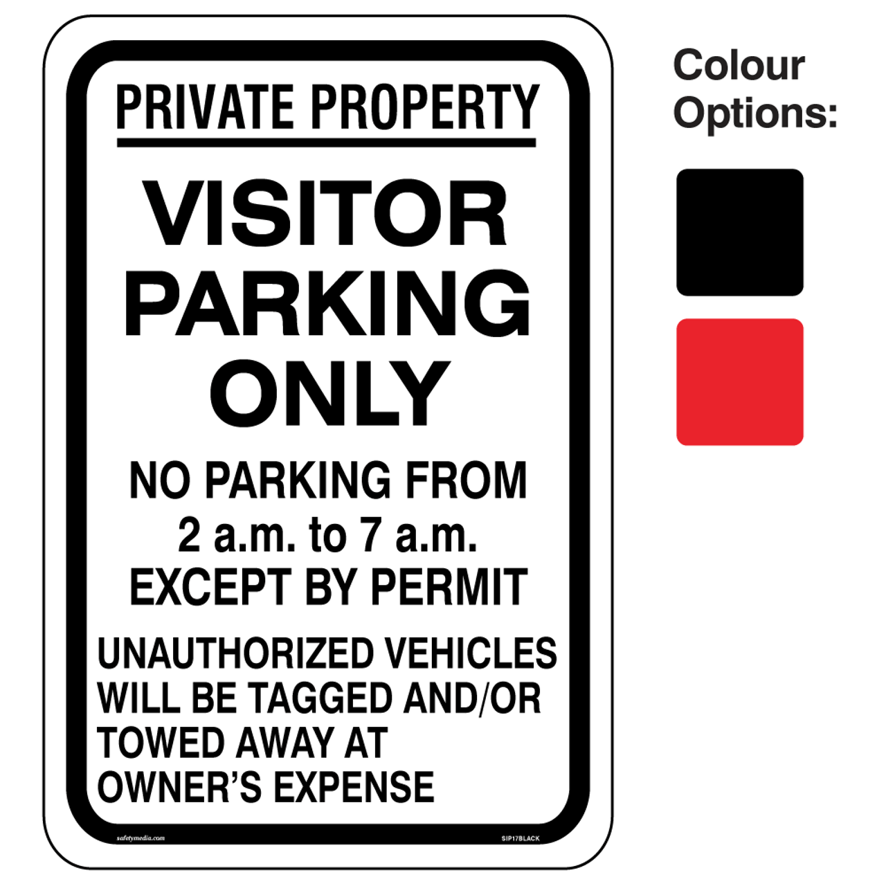 Visitor Parking Signs