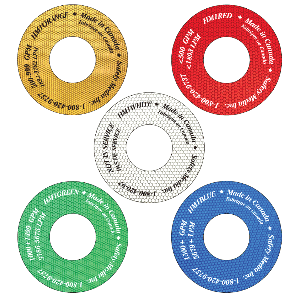 Hydrant Flow Identification Disks