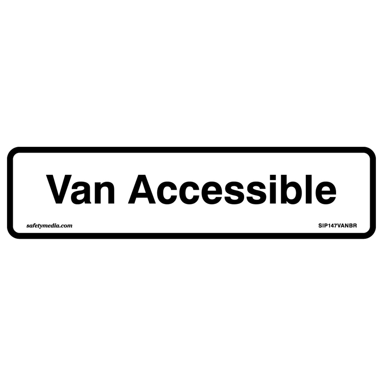Reflective Van Accessible Brampton Sign