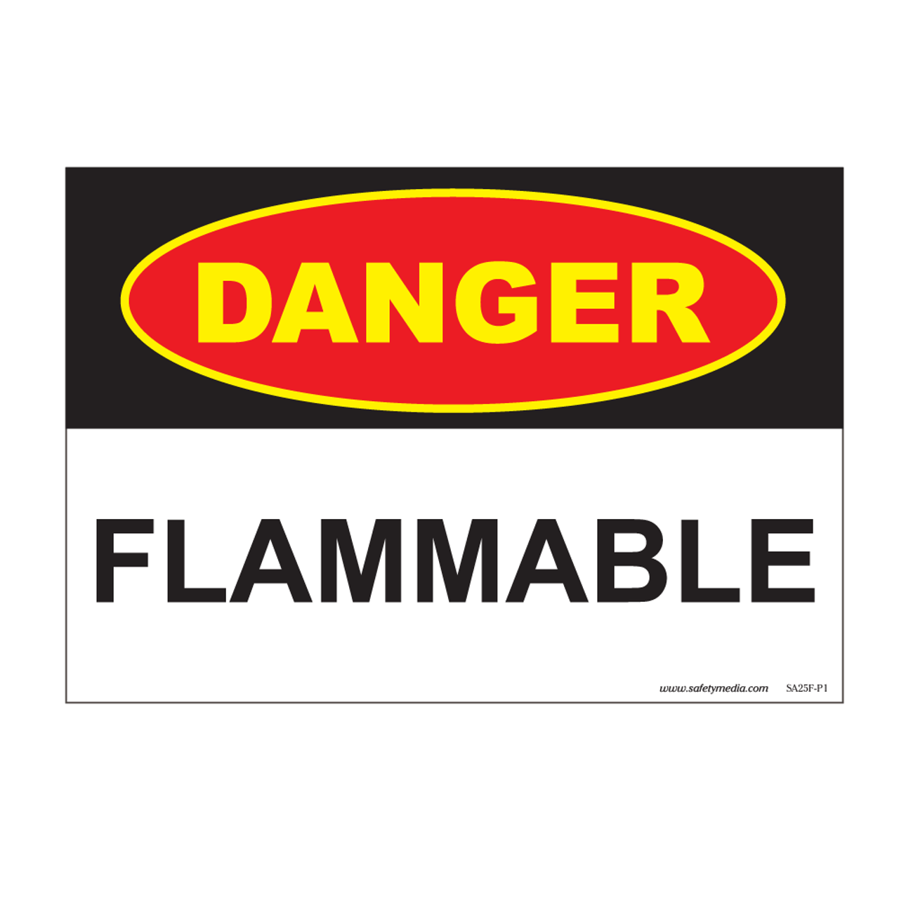 Danger Flammable Sign Danger Flammable Sign