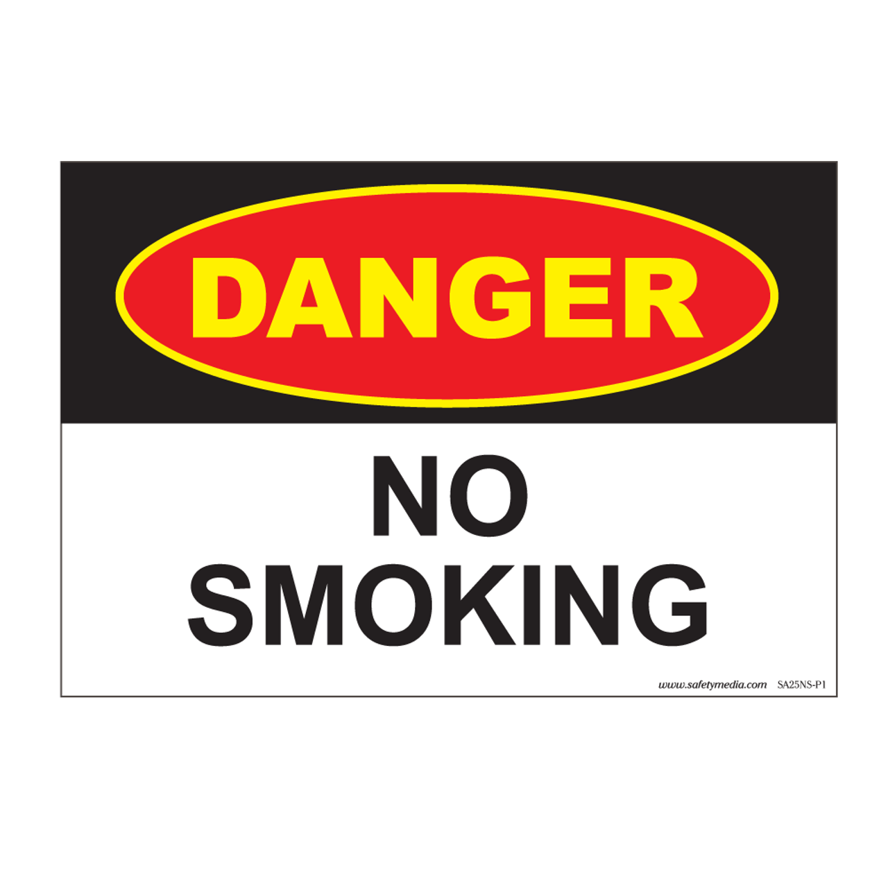 Danger No Smoking Sign