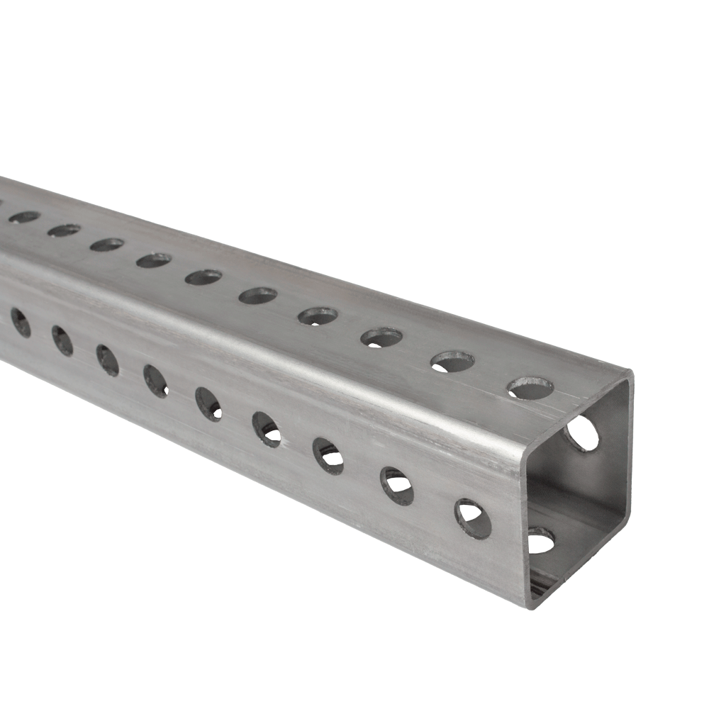 8' Perforated Square Sign Post